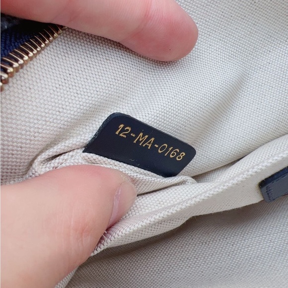 Dior Oblique Diorquake Clutch Blue - Picture 7 of 8